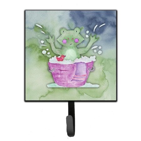 Carolines Treasures Frog Bathing Watercolor Leash or Key Holder BB7343SH4